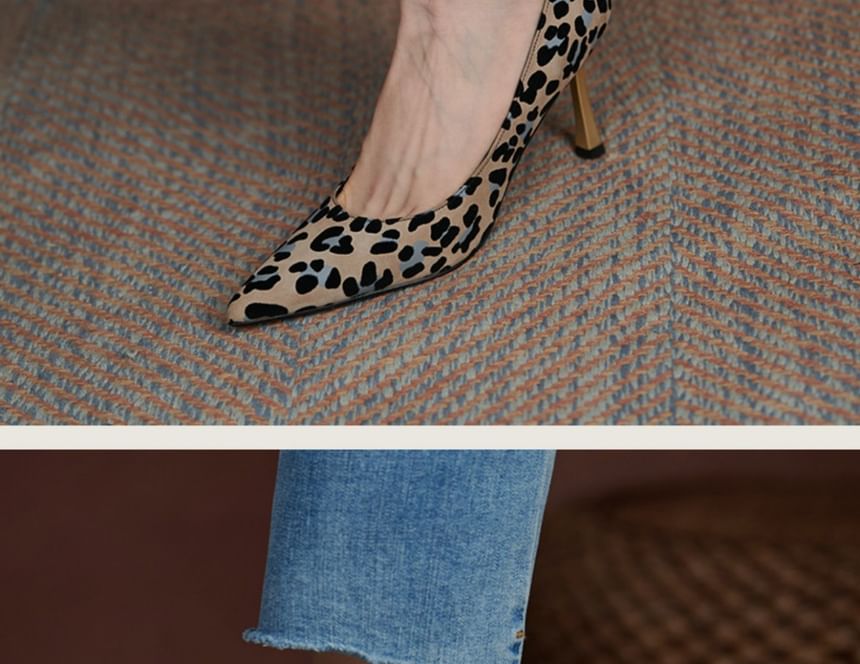 Heel Pumps High Leopard