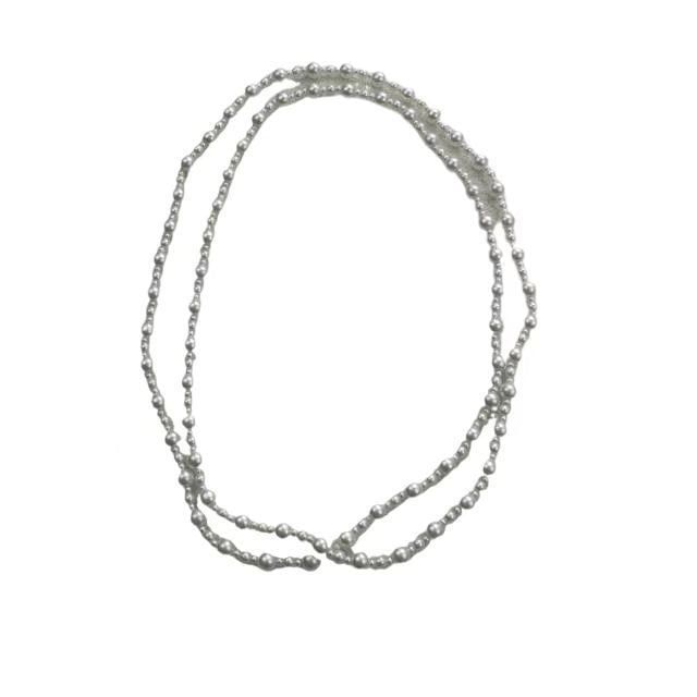 Pearl Beaded Necklace Layered Faux