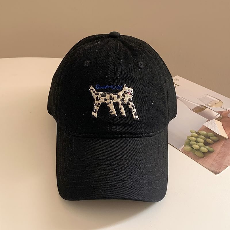 Embroidered Baseball Cat Cap