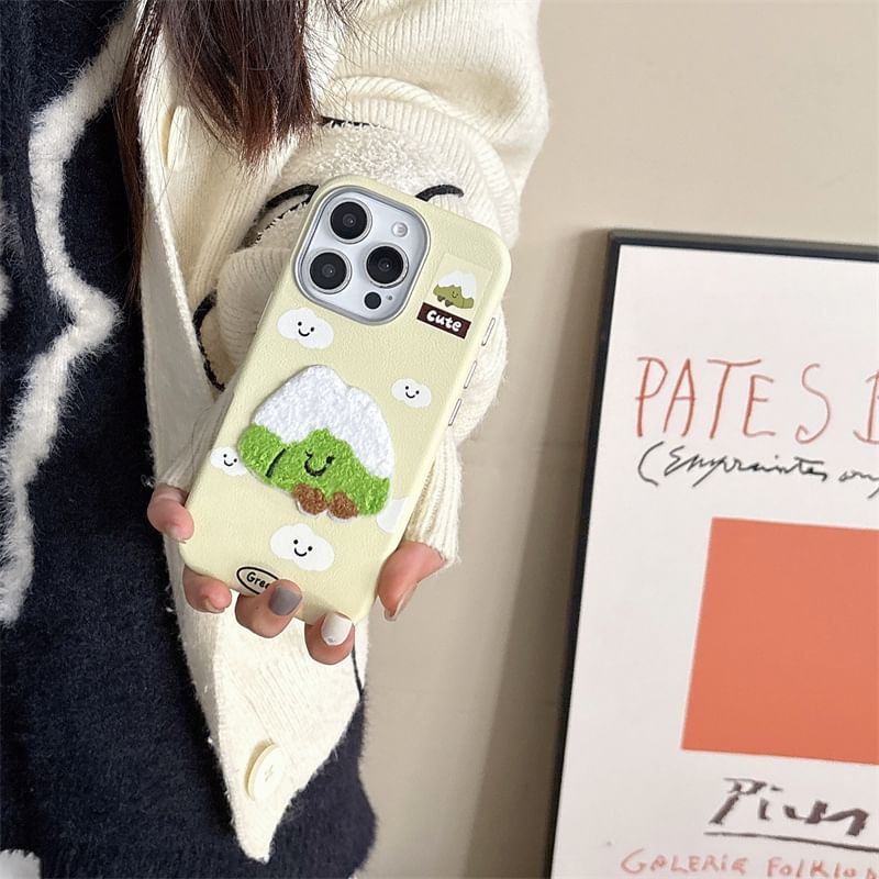 Case Phone Embroidered Mountain