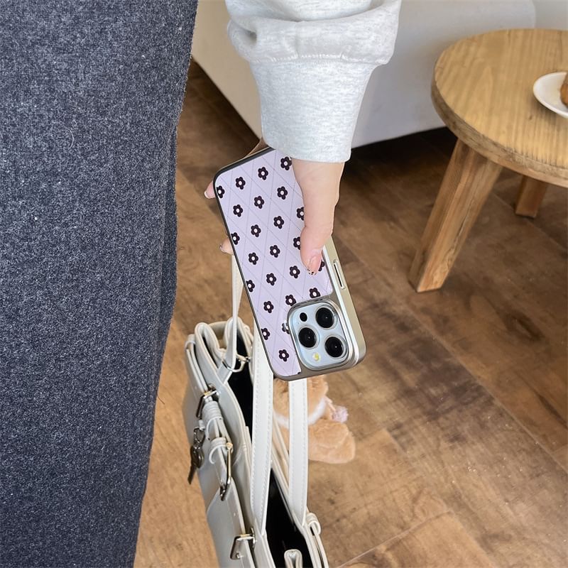 Phone Argyle Floral Case