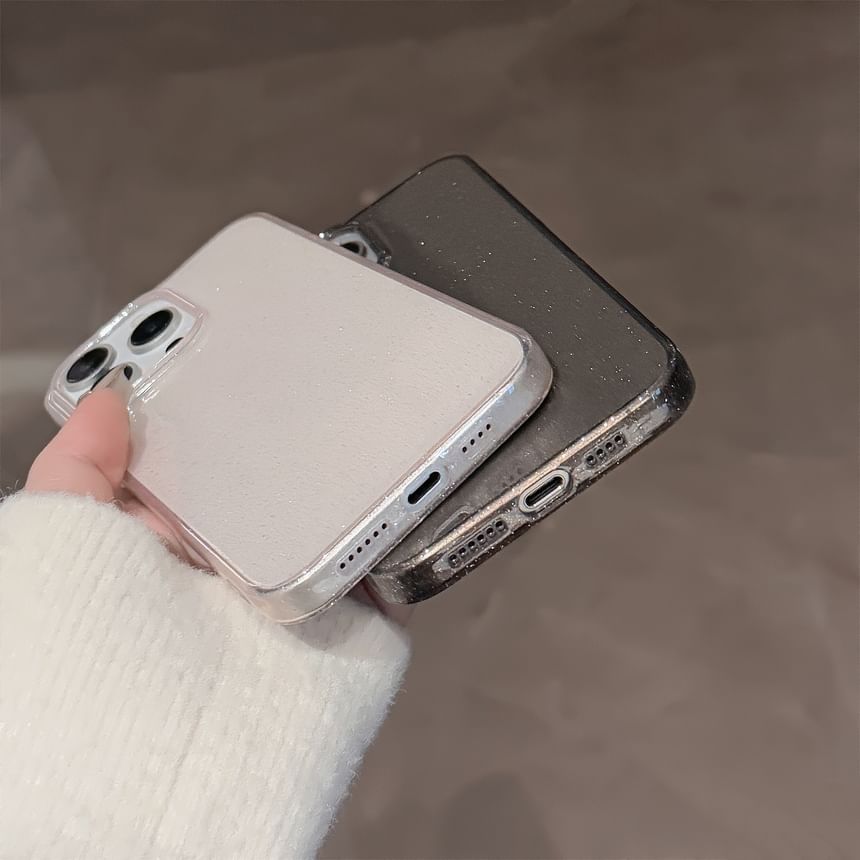 Glitter Case Phone Transparent