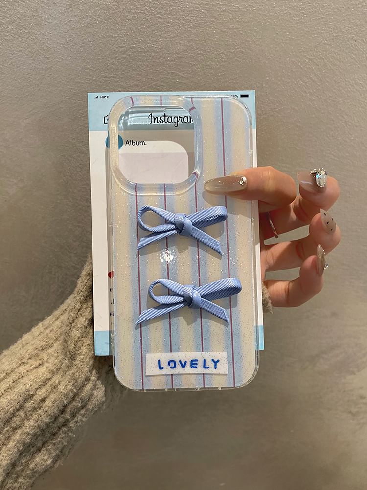 Case Phone Ribbon Striped