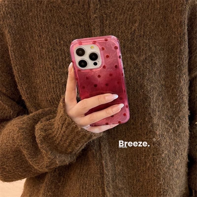 Strap Polka Case Set Phone Dot /