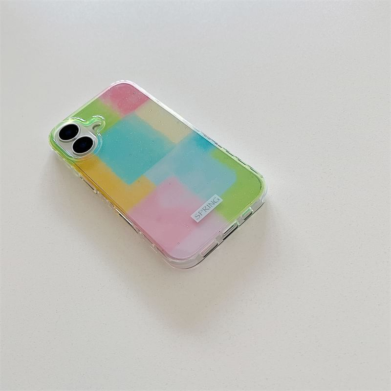 / Phone Color Strap Set Case Block