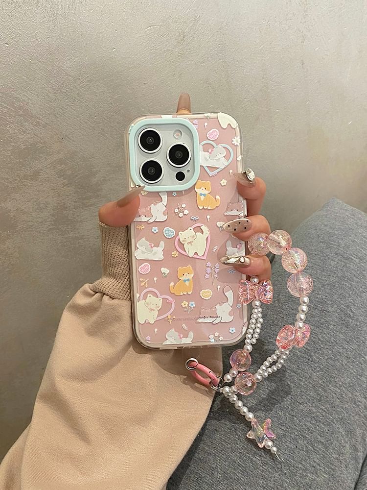 / Animal Strap Phone Set Case