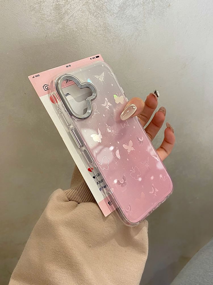 Phone Holographic Case Butterfly
