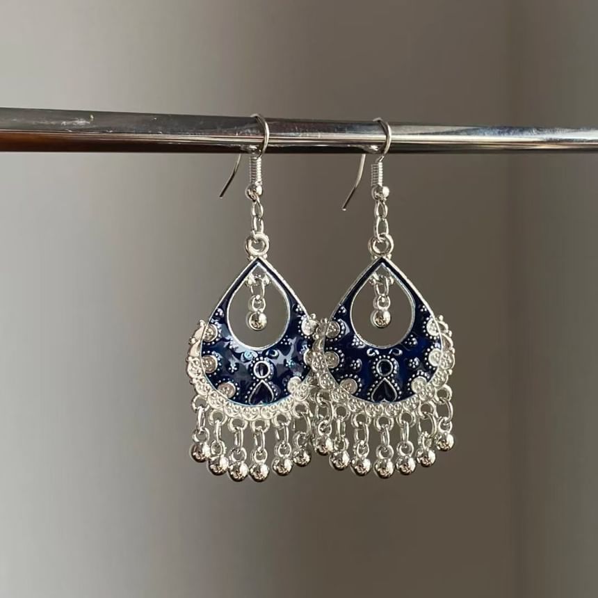 Fringed Chandelier Alloy Earring