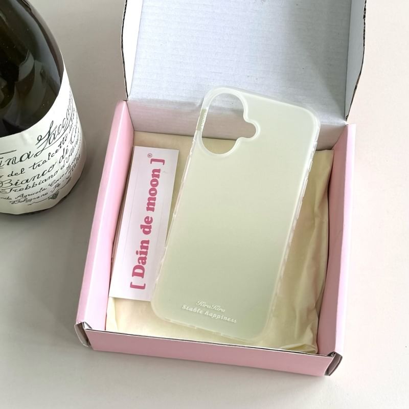 Cartoon MagSafe) Gradient Magnetic Stand Phone with (Compatible Case