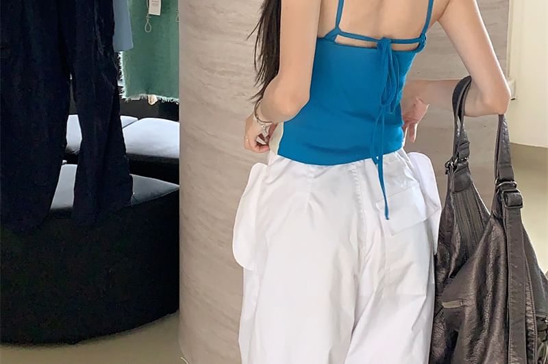 Top Cami Slim Fit Two Tone