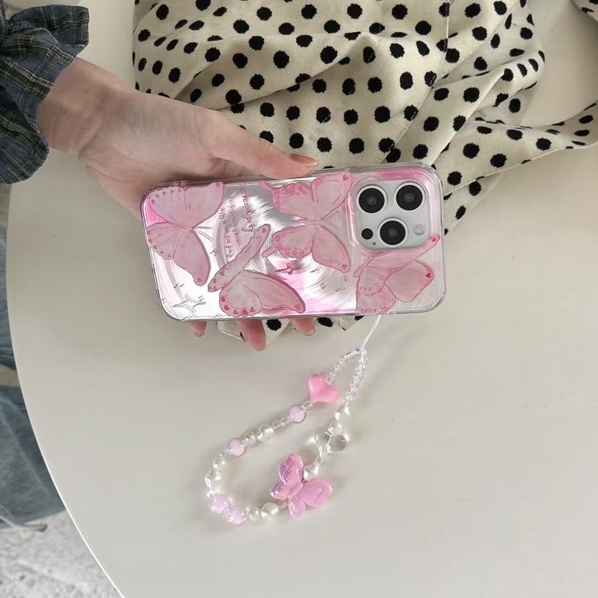 Phone Strap Case Set Floral /