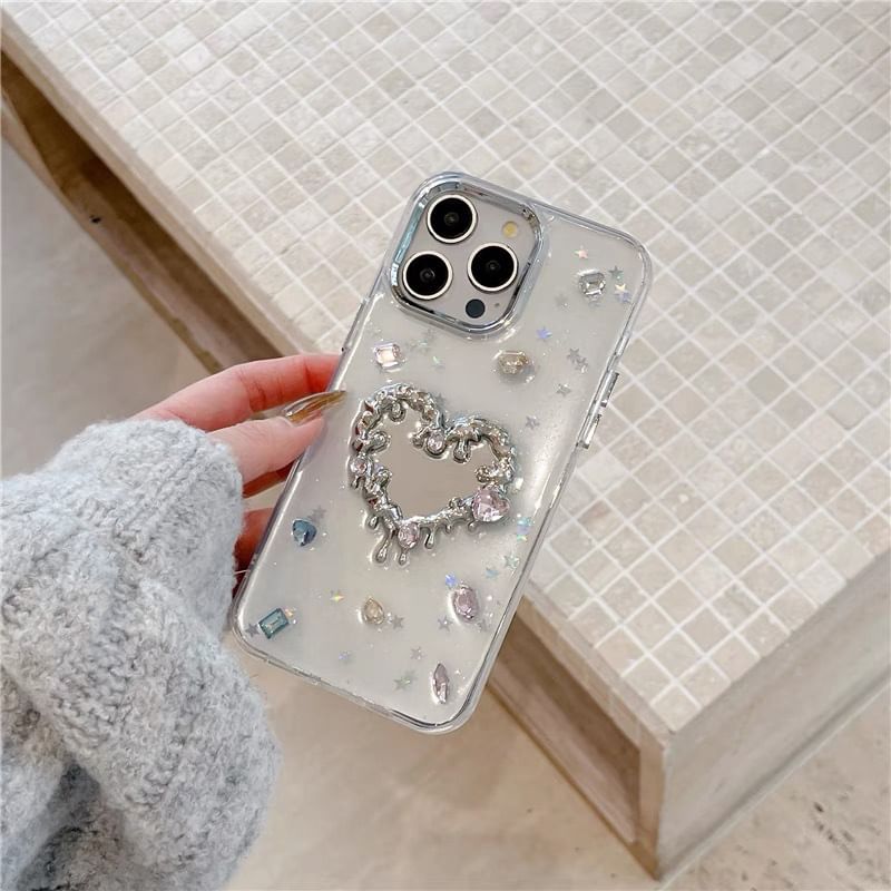 Case Rhinestone Mirror iPhone