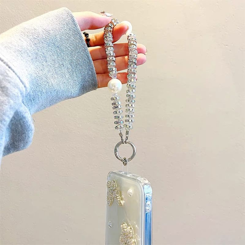 Case Butterfly Faux Pearl iPhone