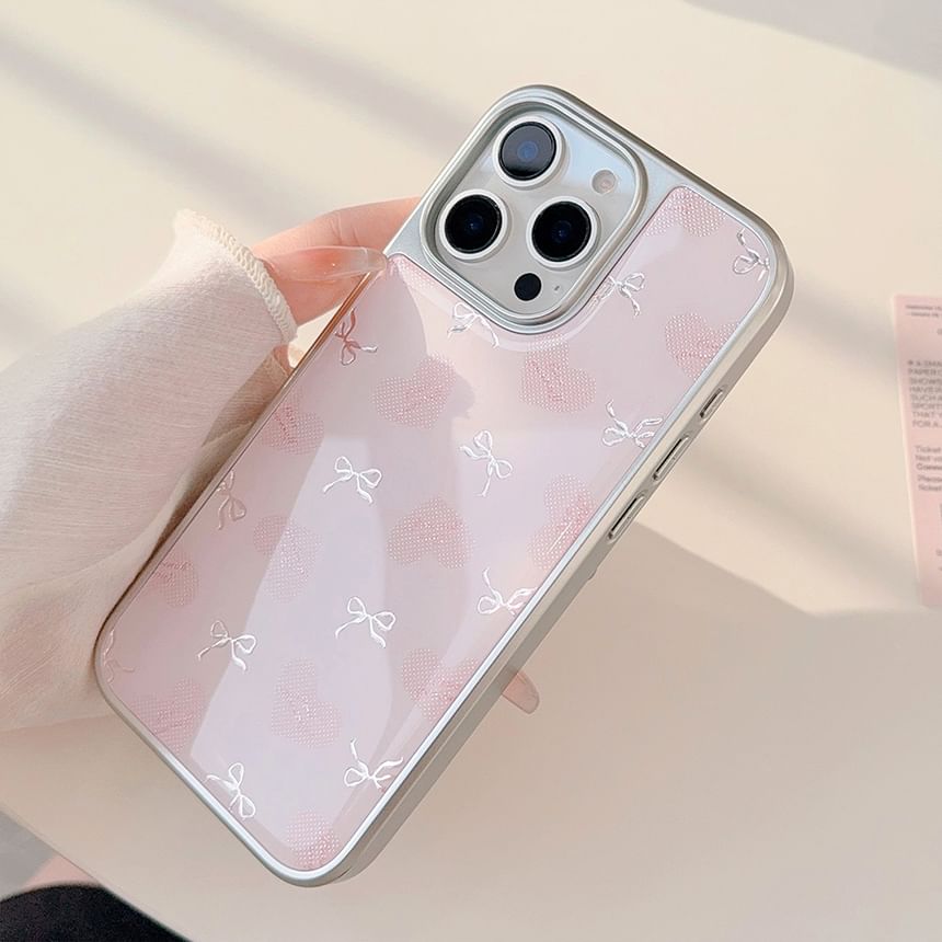 Bow Case Heart Phone
