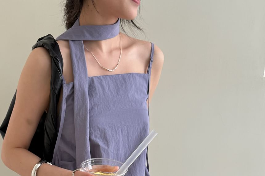 Square Cami Neck Top Plain