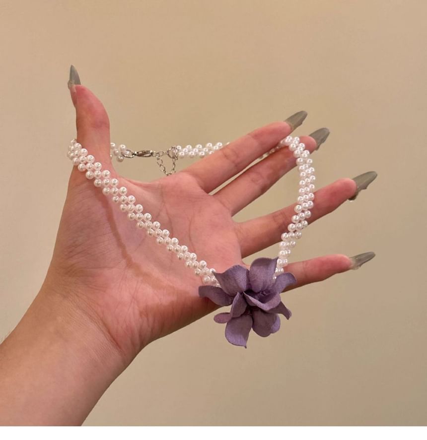 Choker Beaded Floral