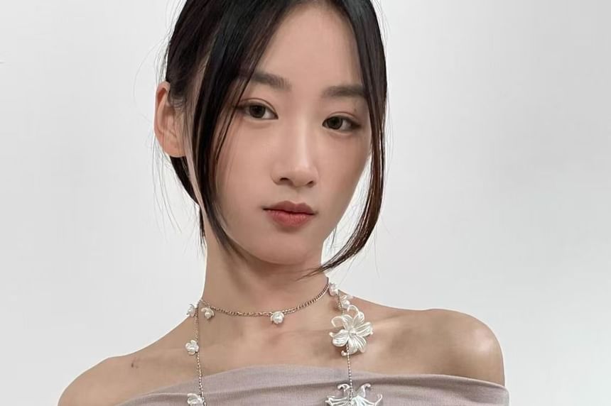 Floral Long Necklace