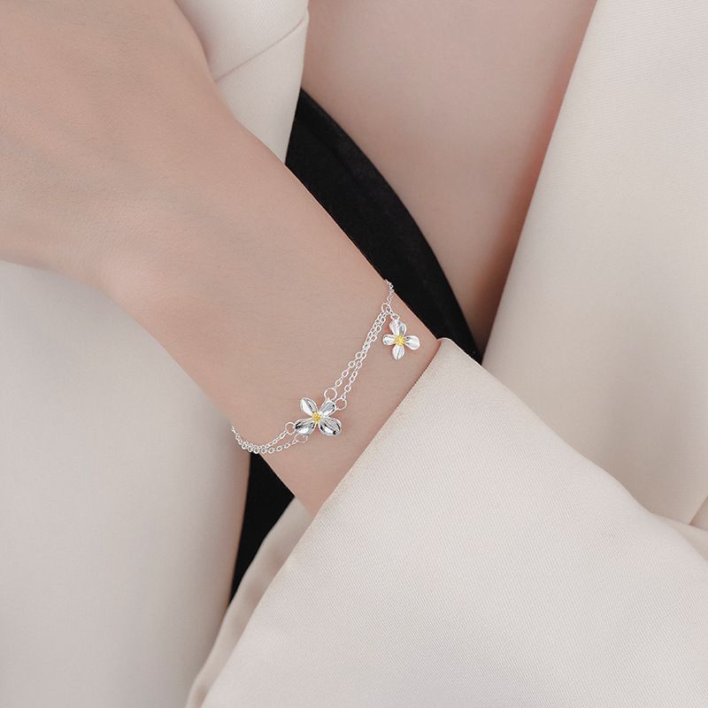 Bracelet Flower Layered