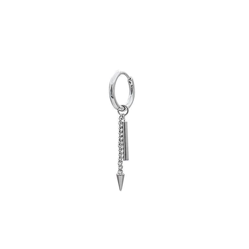 Spike Earring Hoop Bar Drop