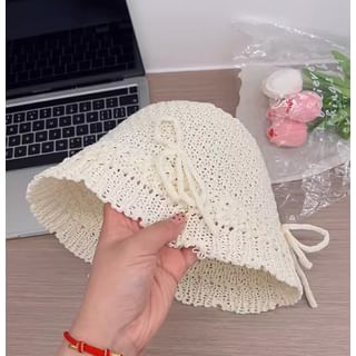 Hat Cotton Bucket Linen