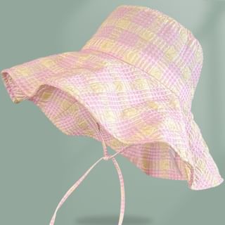 Hat Sun Plaid