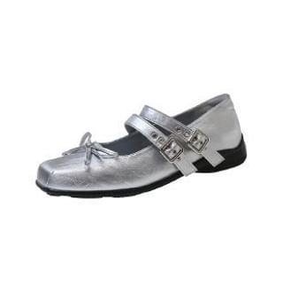 Toe Bow Shoes Square Jane Mary