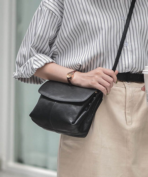 Leather Chocolate CrossBody Messenger Retro Fabric Bag