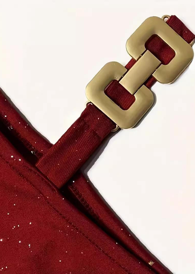 Dresses Mulberry Sequins Mid Fall Slim Cold Fit Shoulder