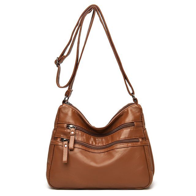 Leather Bag Faux Crossbody