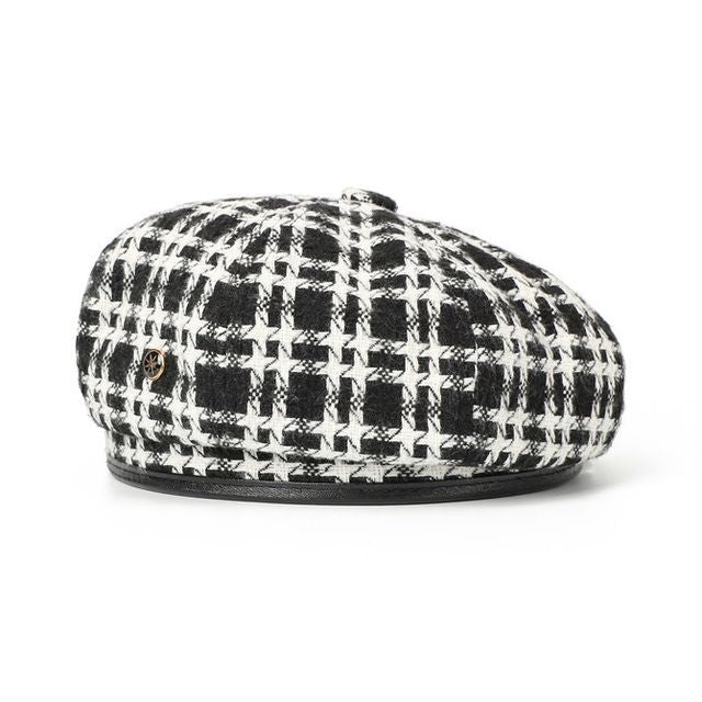 Plaid Hat Beret