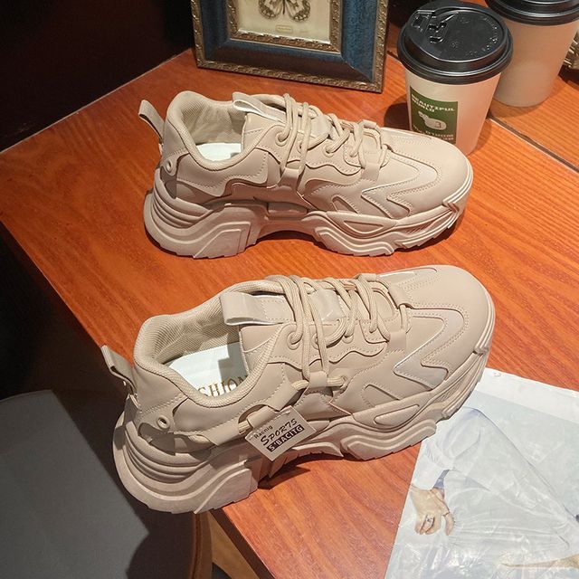 Platform Lace Sneakers Up