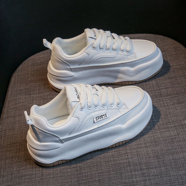 Sneakers Up Lace Platform