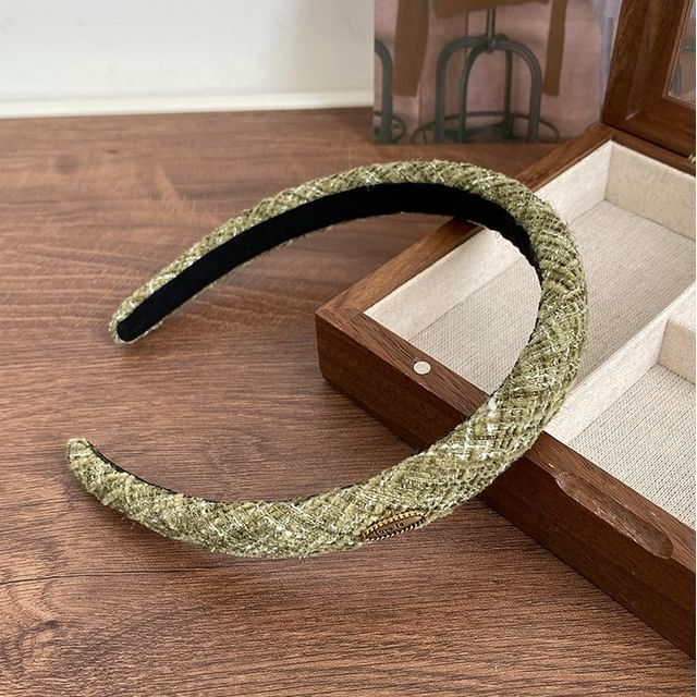 Tweed Logo Headband