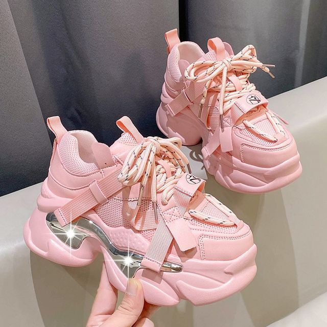 Up Platform Lace Sneakers