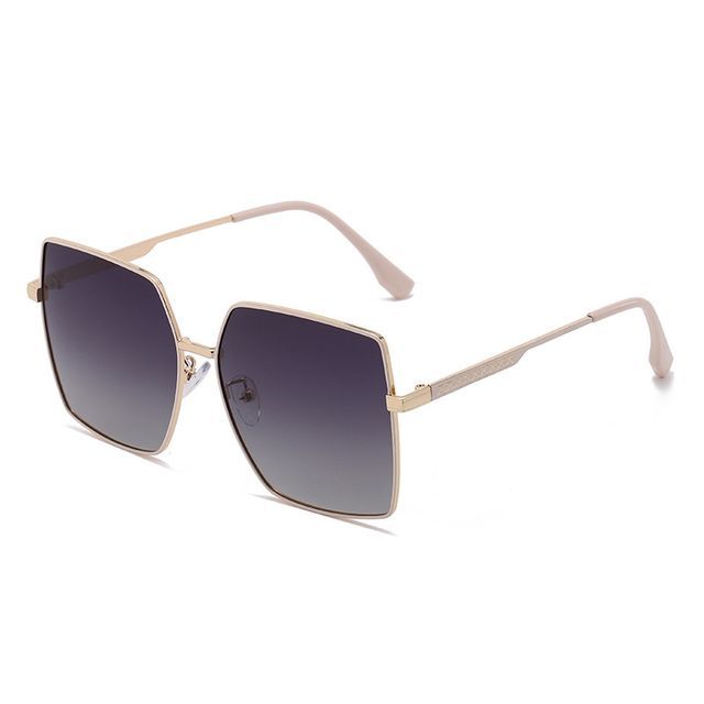 Metal Square Frame Sunglasses