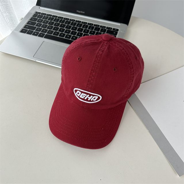 Lettering Applique Baseball Cap