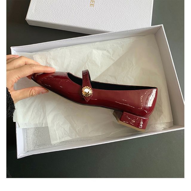 Designs) Plain Jane Mary Heel (Various Block Pumps