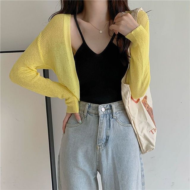 Bolero Cardigan Plain