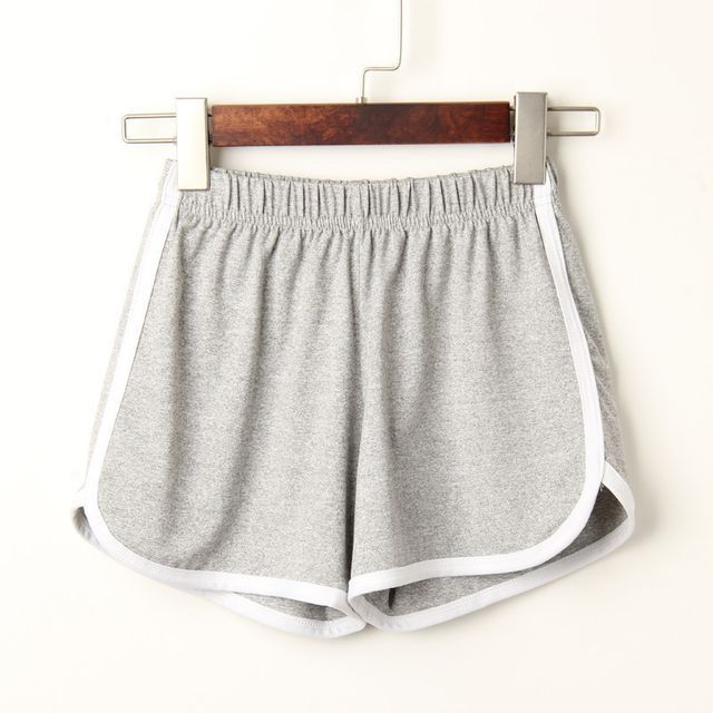 Waist Piped Shorts Elastic