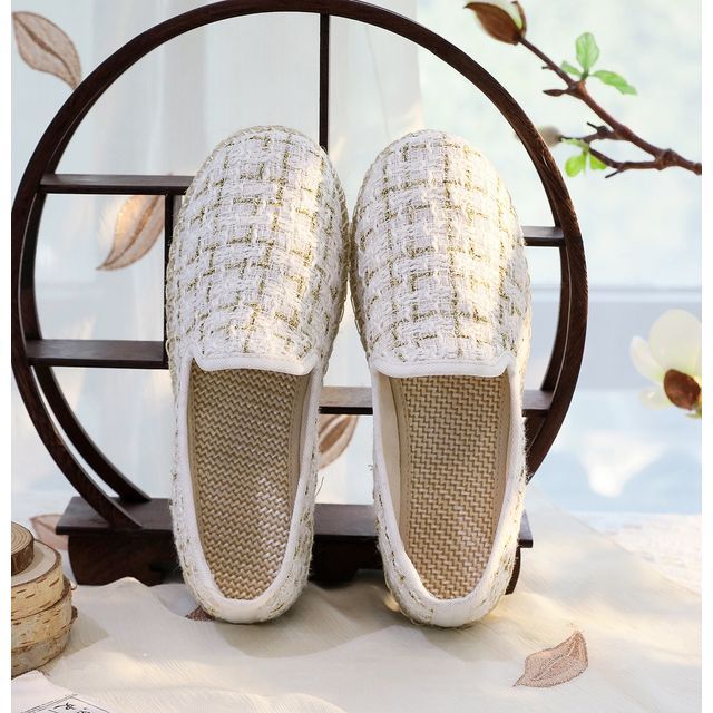 Slip-Ons Plaid Espadrille