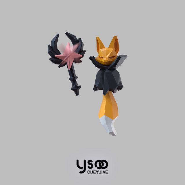 Earring Magic Halloween Fox Staff