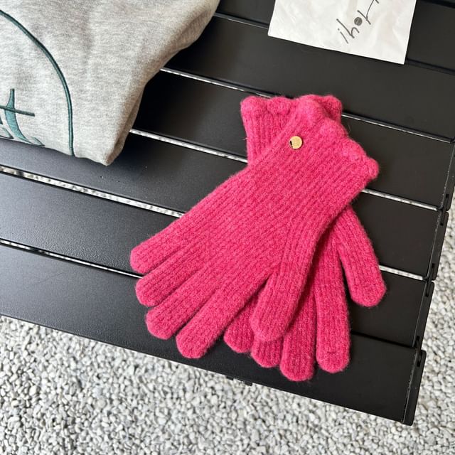 Gloves Knit Plain