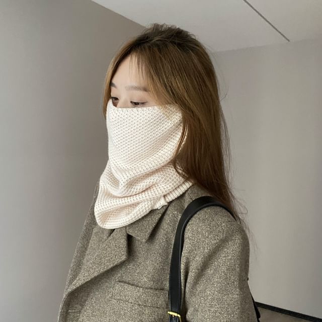 Multi-Way Plain / Scarf Knit Beanie