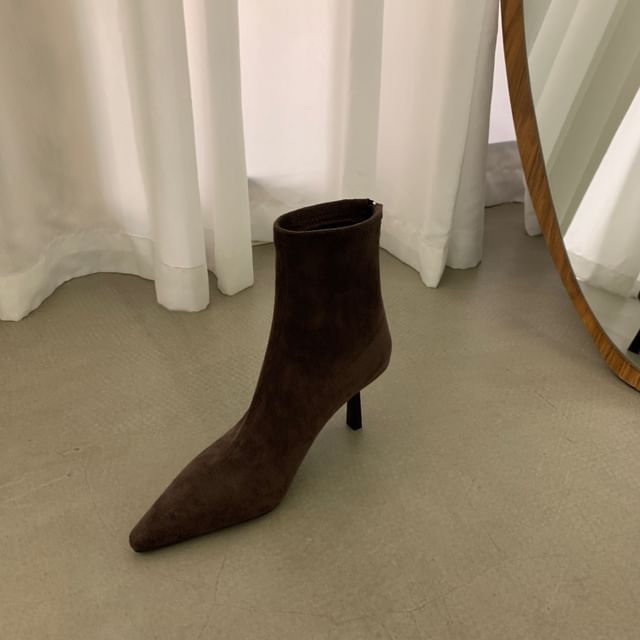 High Heel Boots Short Pointy