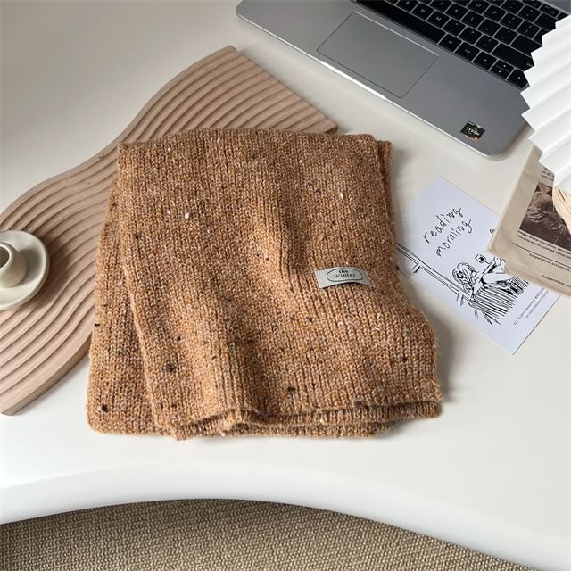 Scarf Melange Knit