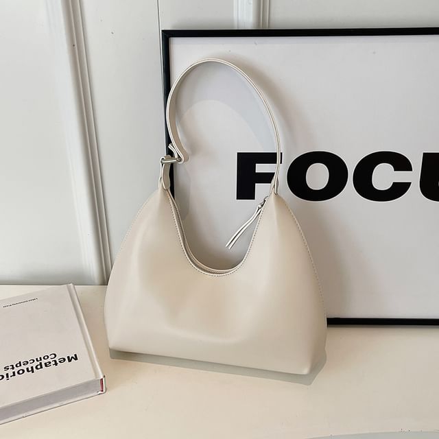 Leather Shoulder Faux Bag