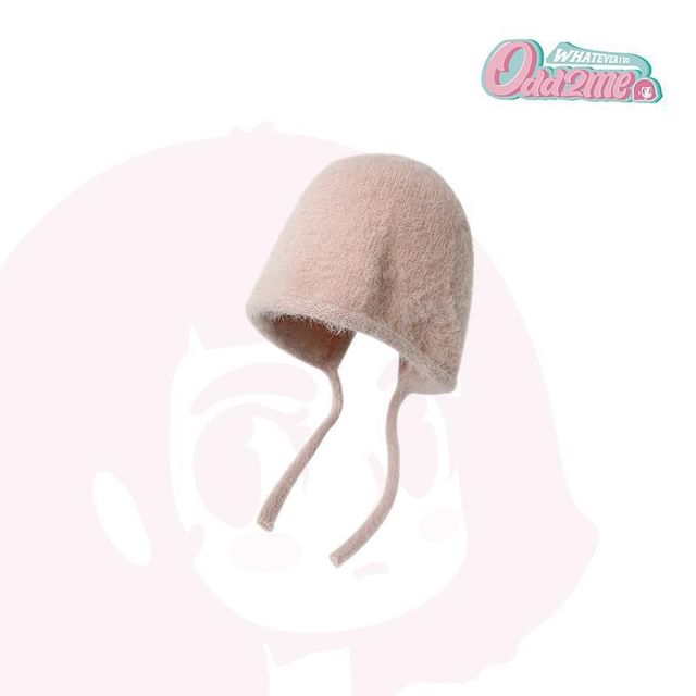 Plain Hat Cloche Knit