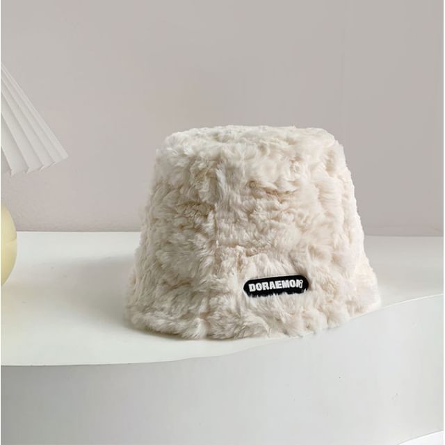 Fleece Hat Lettering Bucket