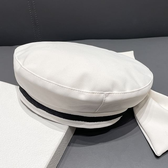 Bow Accent Sailor Hat