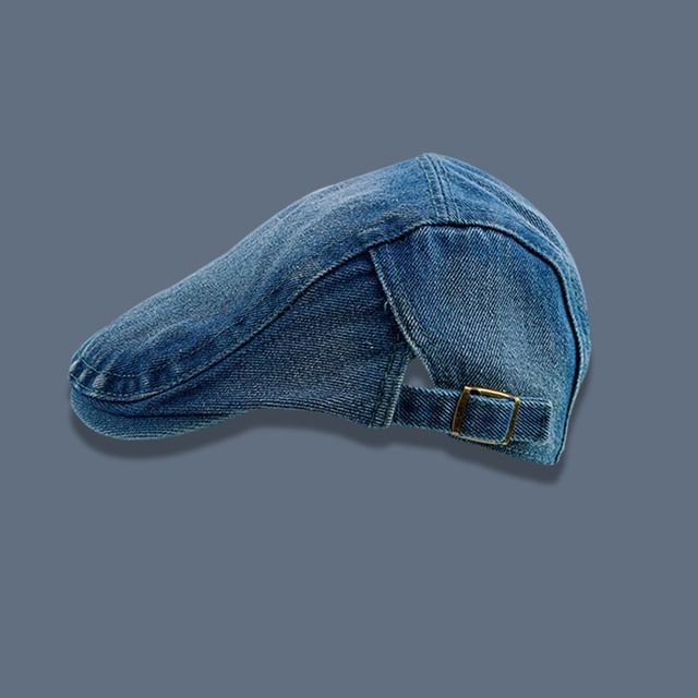 Flat Washed Denim Cap